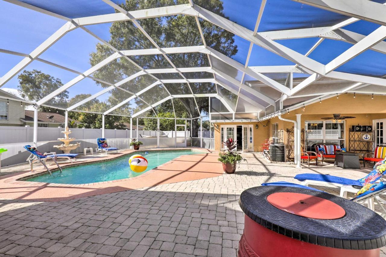 Cozy Home In Heart Of Tampa With Lanai And Pool! Esterno foto